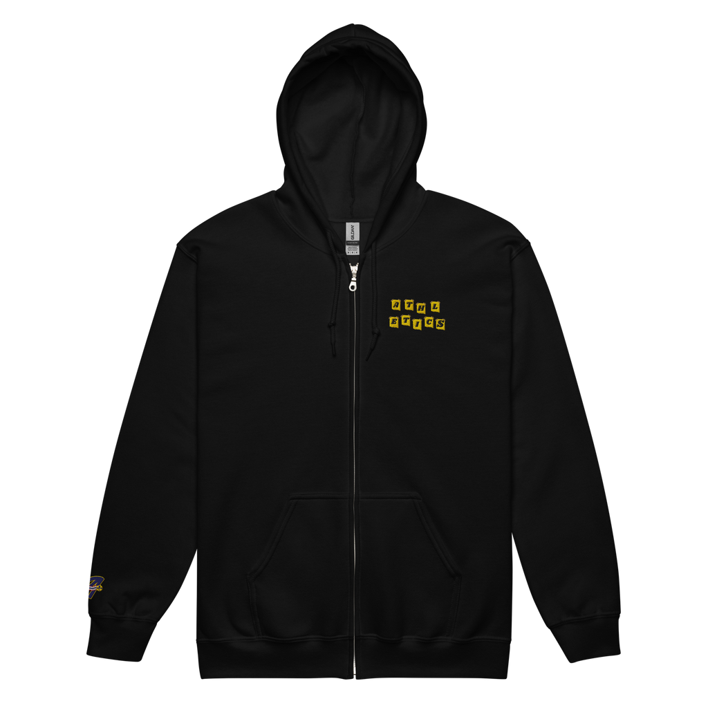 Sticky Note Zip-Up Hoodie