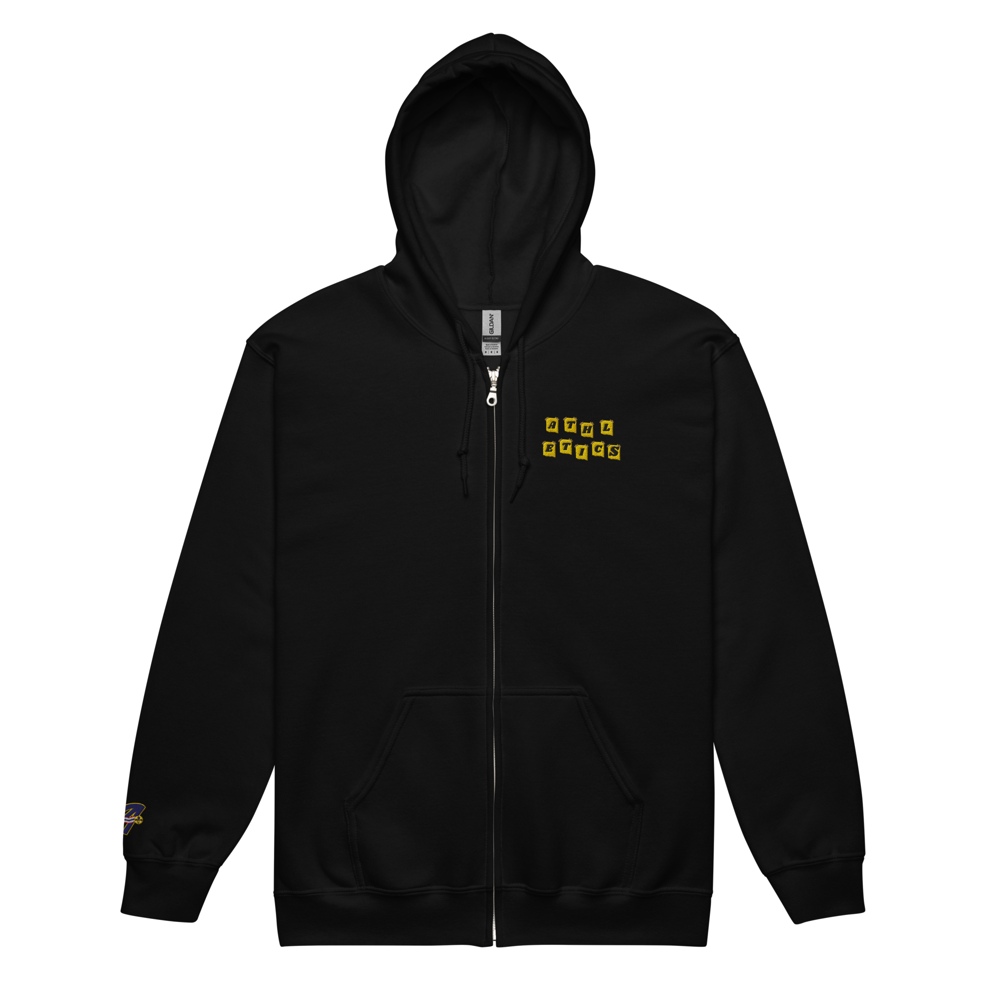 Sticky Note Zip-Up Hoodie