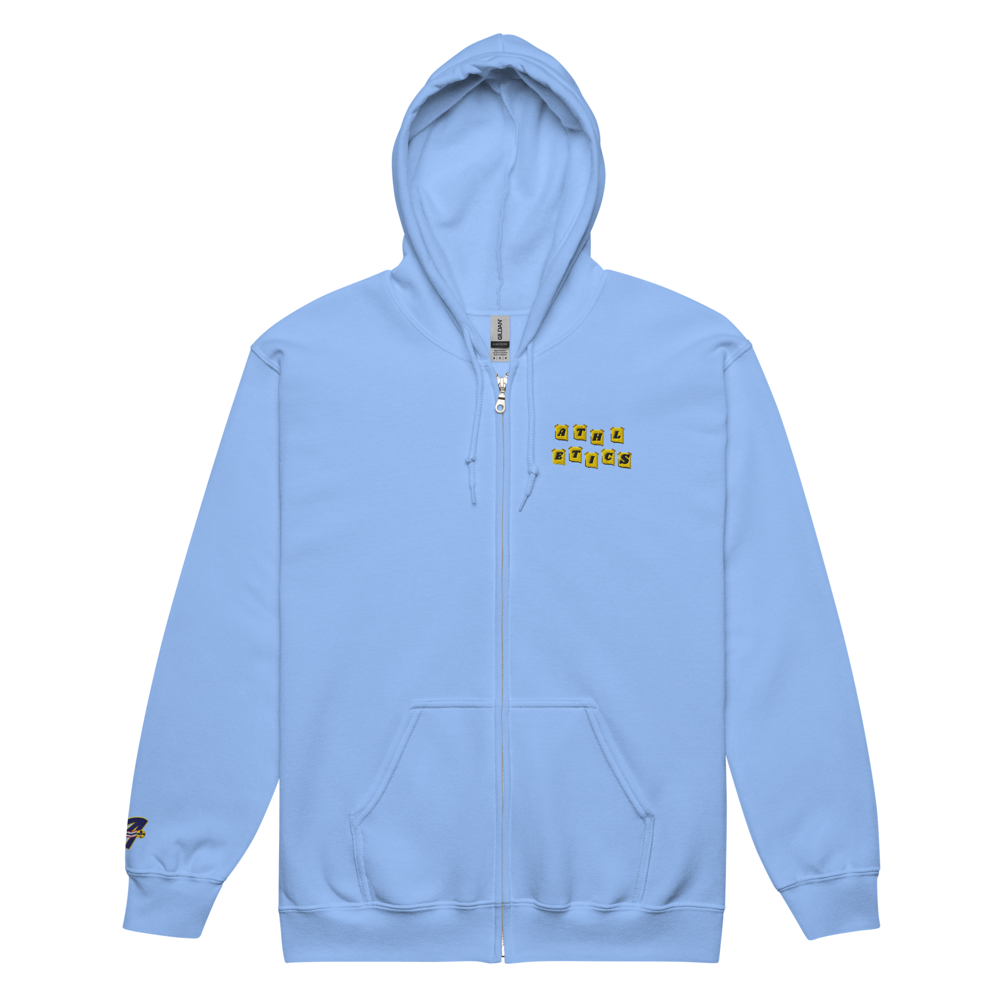 Sticky Note Zip-Up Hoodie