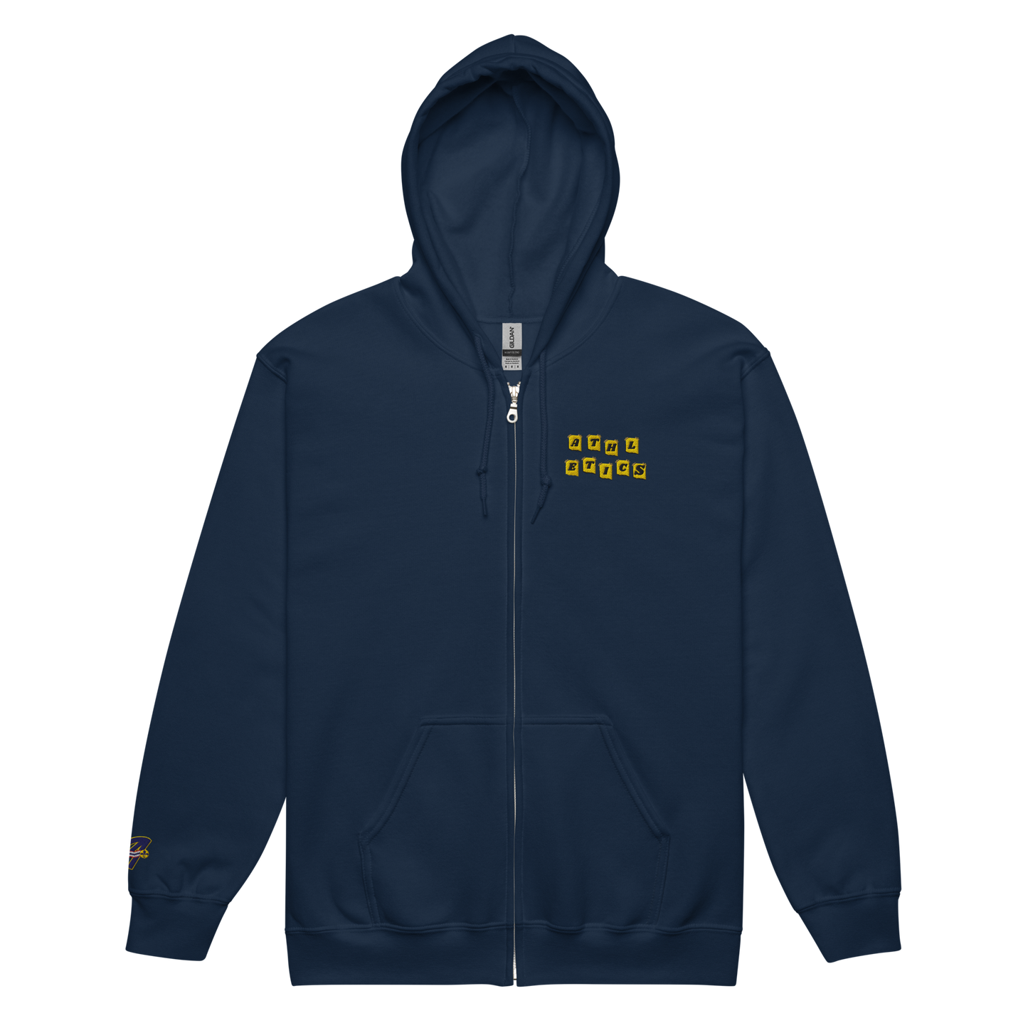 Sticky Note Zip-Up Hoodie