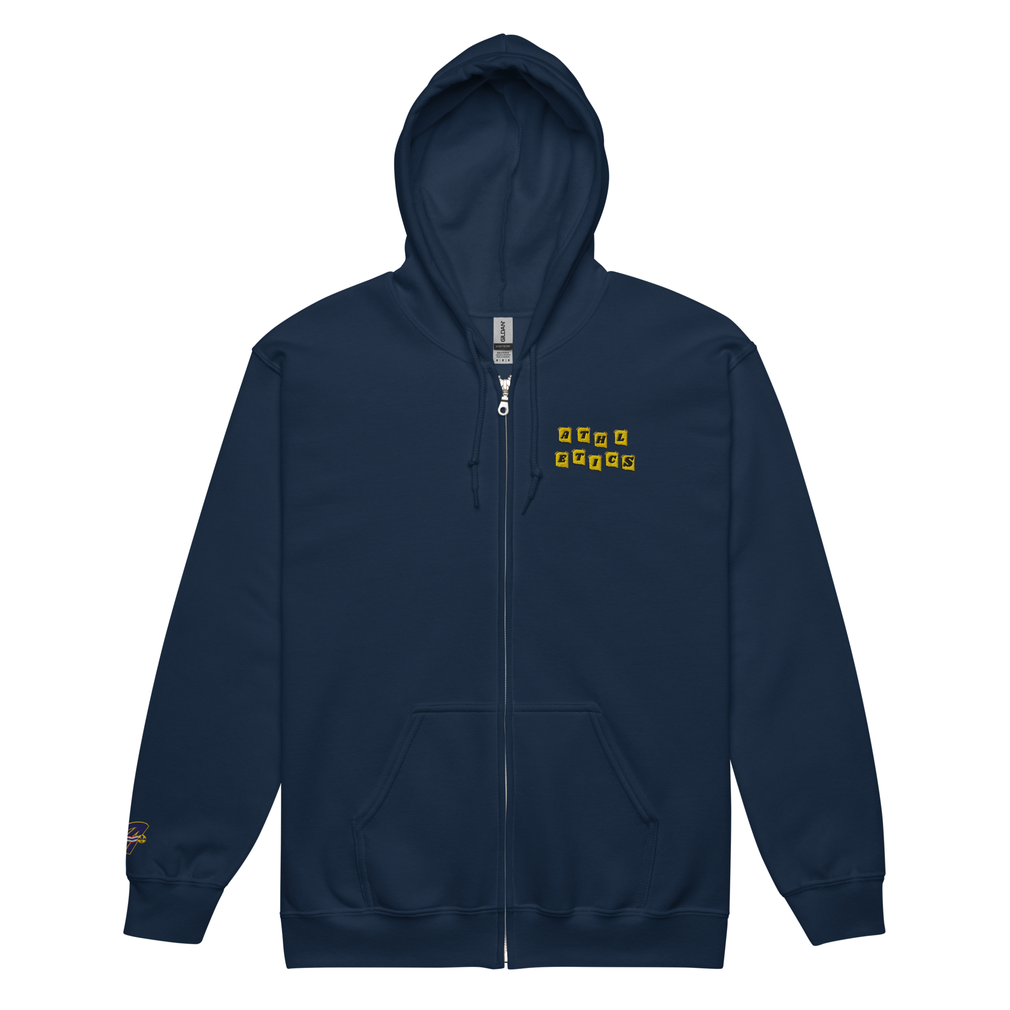 Sticky Note Zip-Up Hoodie